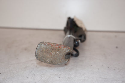 Snett uppifrån på Sidostöd från en Yamaha FZ-6 -2005 motorcykel.