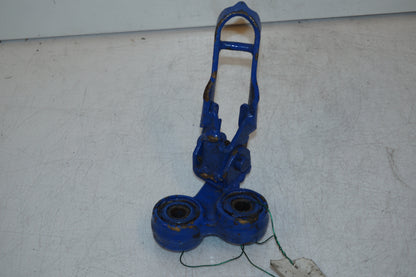 Snett uppifrån på Fotpinne från en Suzuki DR 750 S -1988 motorcykel.