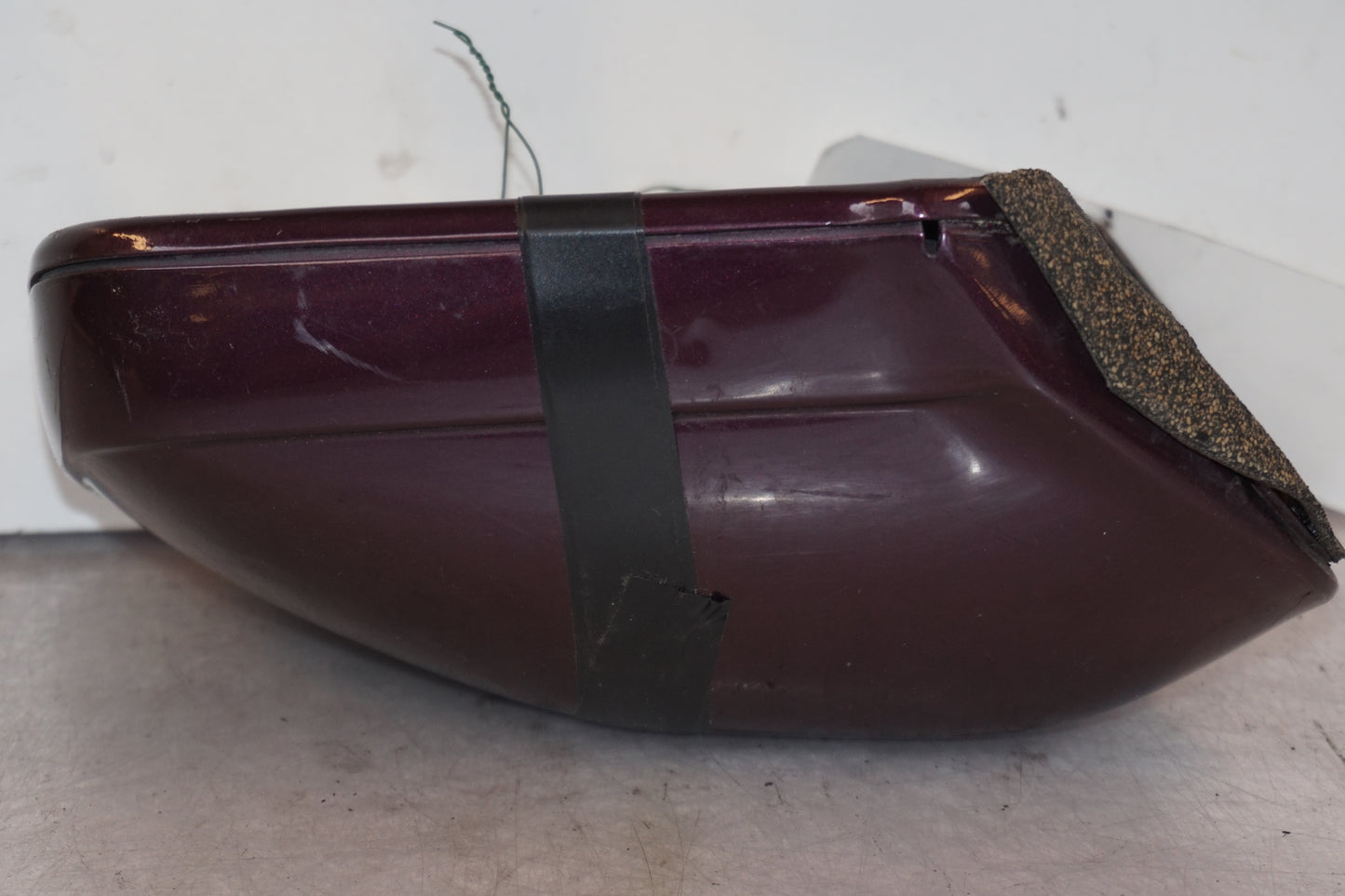 Baksidan på Backspegel från en BMW K 100 LT -1990 motorcykel.