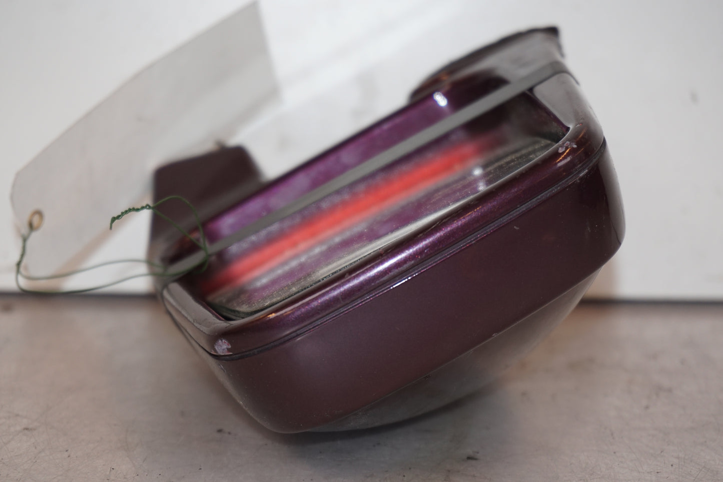 Höger sida på Backspegel från en BMW K 100 LT -1990 motorcykel.