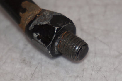 Snett nerifrån på Backspegel från en Kawasaki KLE 500 -1991 motorcykel.