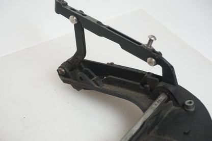 Snett uppifrån på Vindrutemotor från en BMW R 1100 RT -1999 motorcykel.