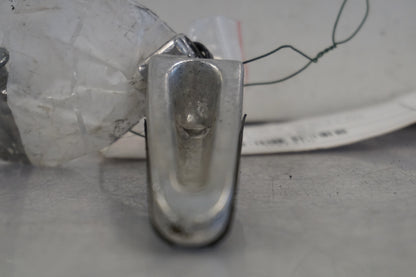 Snett uppifrån på Fotpinne från en Suzuki GSX 750 -2002 motorcykel.