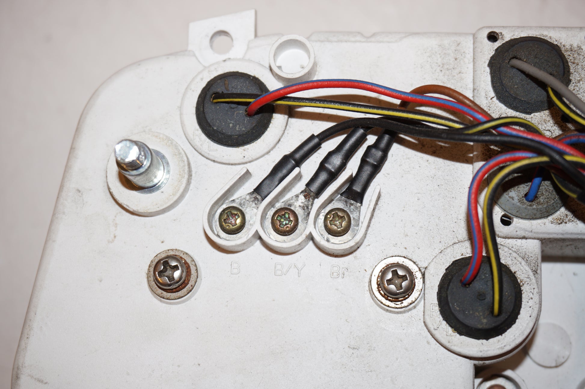 Extrabild3 på Instrumentpanel från en Kawasaki GPZ 500 -1993 motorcykel.