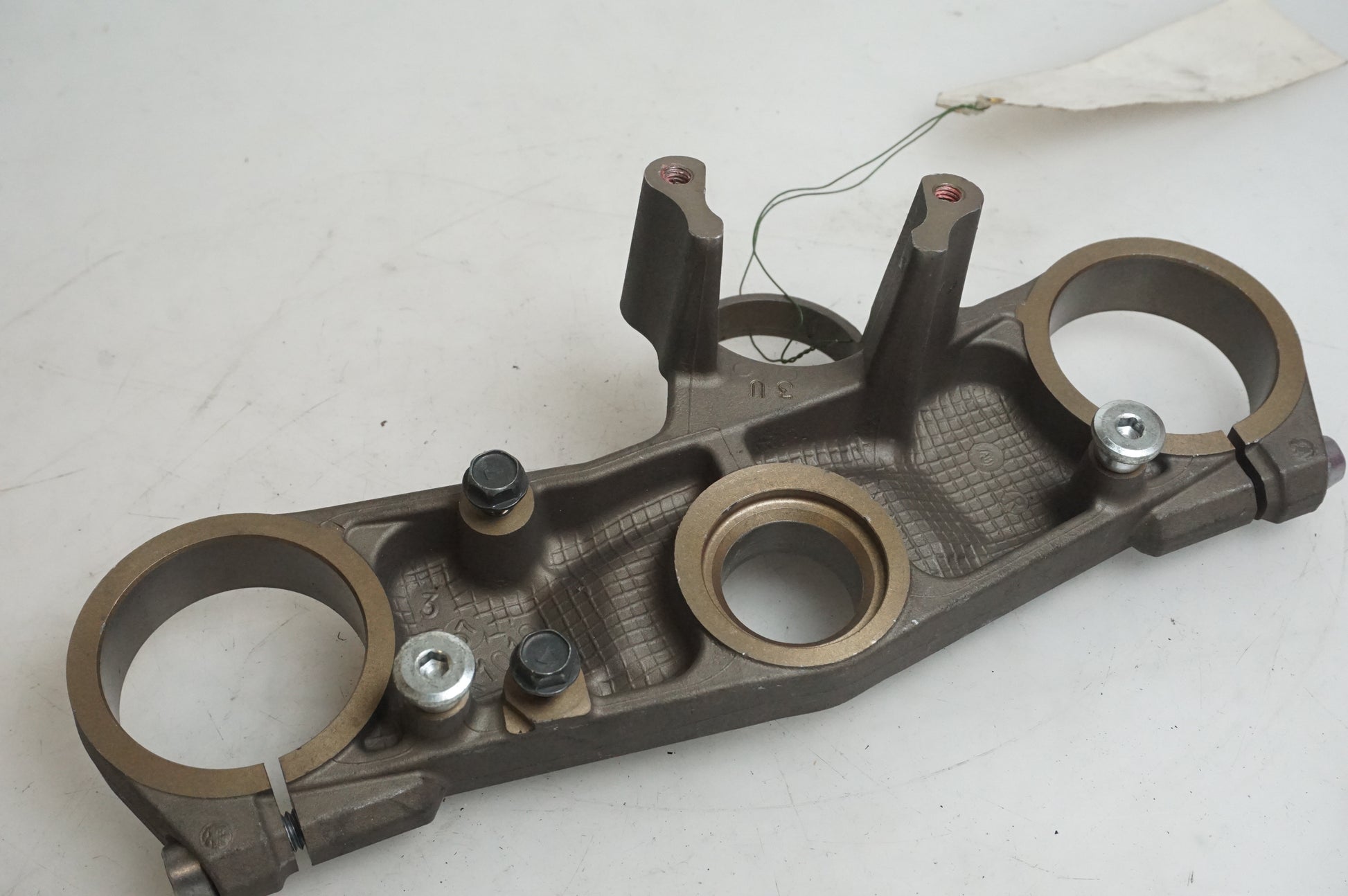 Vänster sida på Gaffelkrona från en Kawasaki ZX-10R -2007 motorcykel.