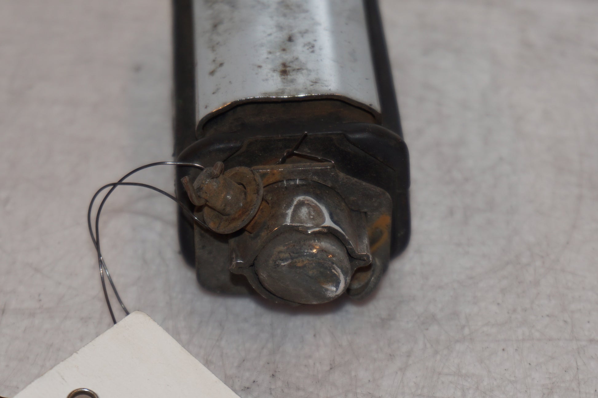 Snett uppifrån på Fotpinne från en Honda VF 750 C -1983 motorcykel.