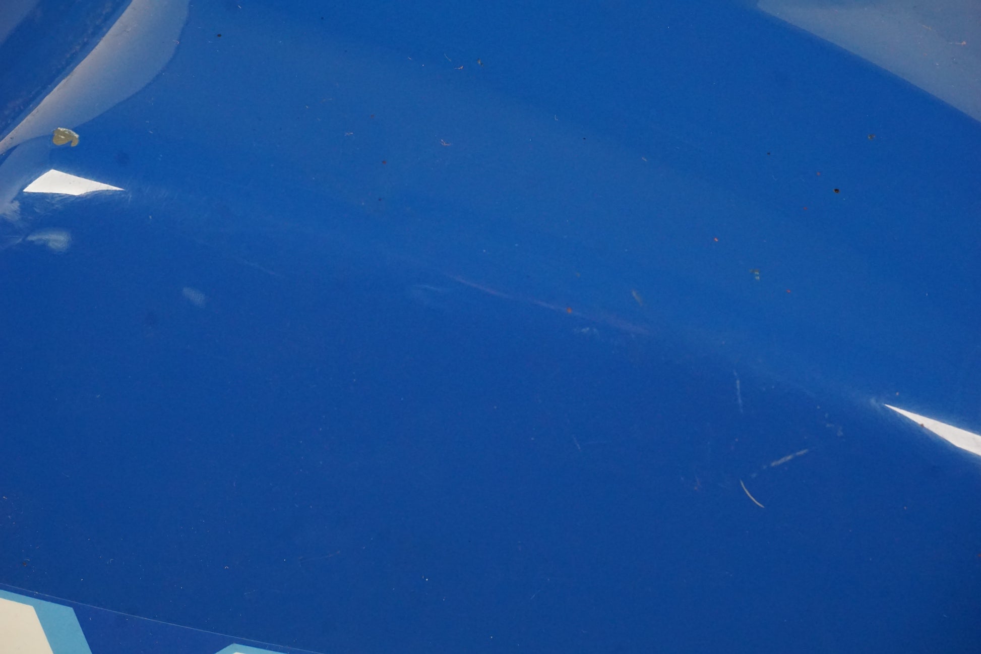 Vänster sida på Bensintank från en Yamaha XT 600 -1989 motorcykel.