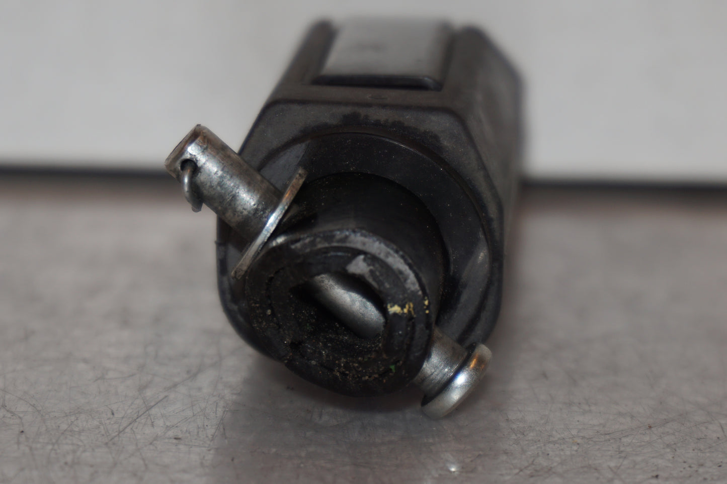 Snett uppifrån på Fotpinne från en Honda CB 500 F -2013 motorcykel.