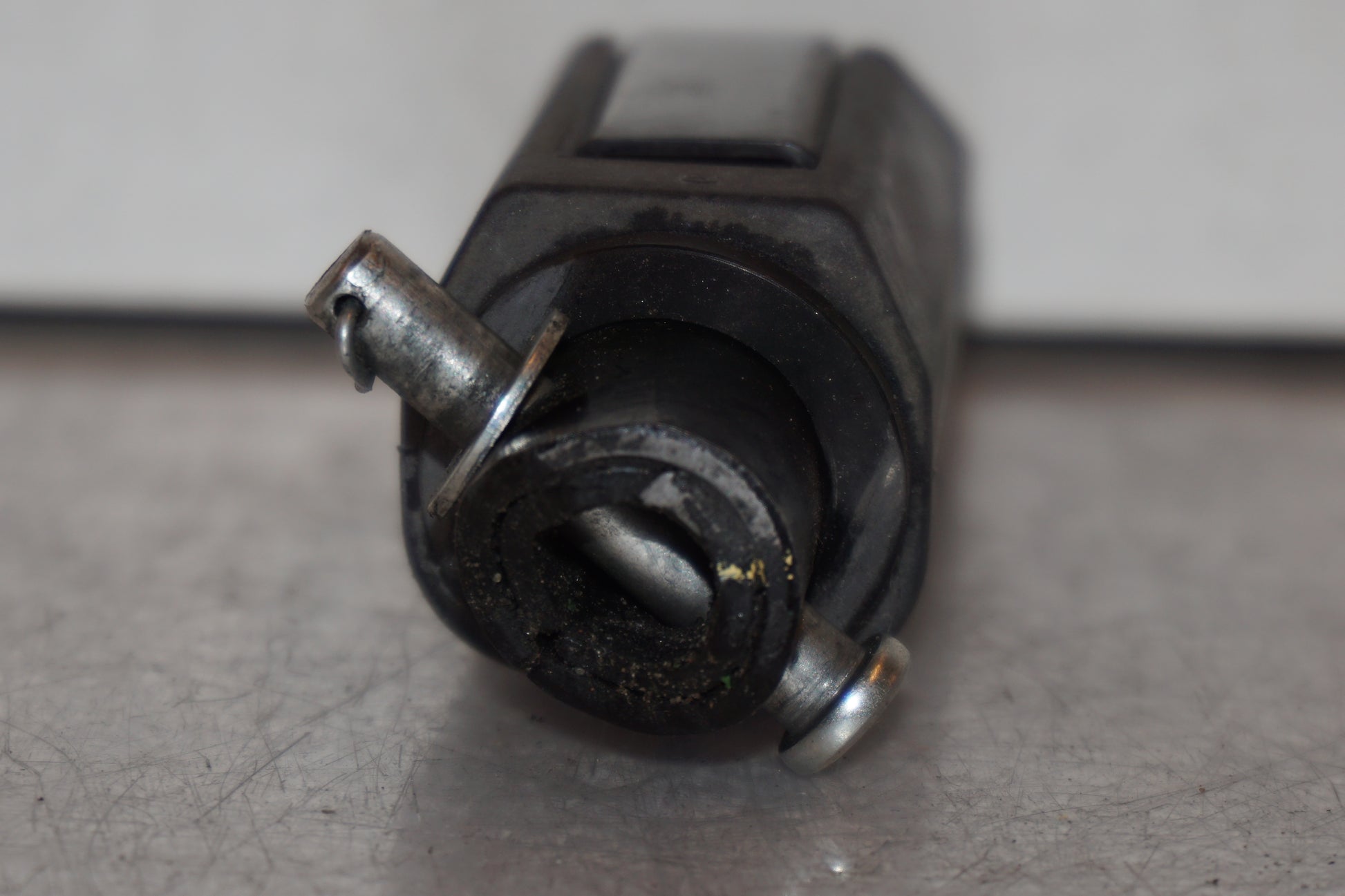 Snett uppifrån på Fotpinne från en Honda CB 500 F -2013 motorcykel.