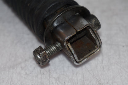 Snett uppifrån på Fotpinne från en Honda VT 600 C -1994 motorcykel.