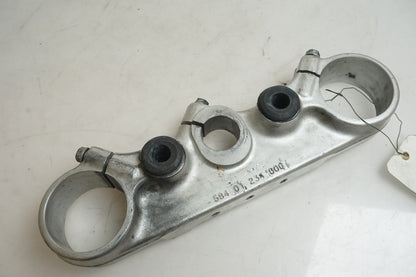 Framsidan på Gaffelkrona från en KTM 625 SMC -2006 motorcykel.