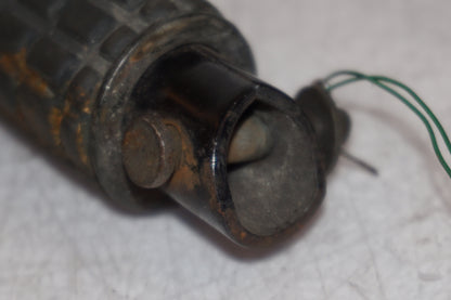 Snett uppifrån på Fotpinne från en Honda CB 750 SF -1993 motorcykel.