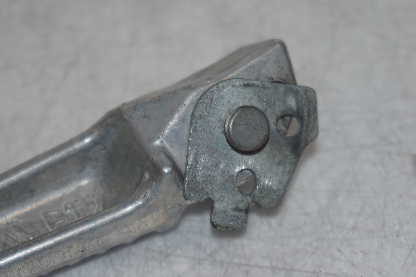 Snett uppifrån på Fotpinne från en Honda CBR 1100 XX -2001 motorcykel.