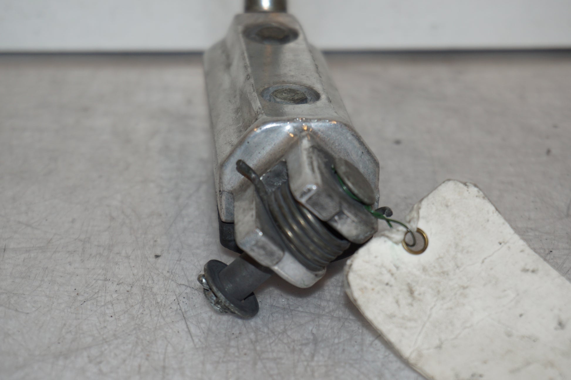 Snett uppifrån på Fotpinne från en Honda CBR 1100 XX -1997 motorcykel.