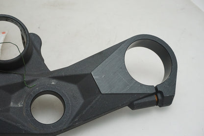 Höger sida på Gaffelkrona från en Kawasaki ZX-10R -2008 motorcykel.