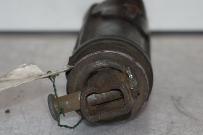 Snett uppifrån på Fotpinne från en Honda CB 650 -1980 motorcykel.