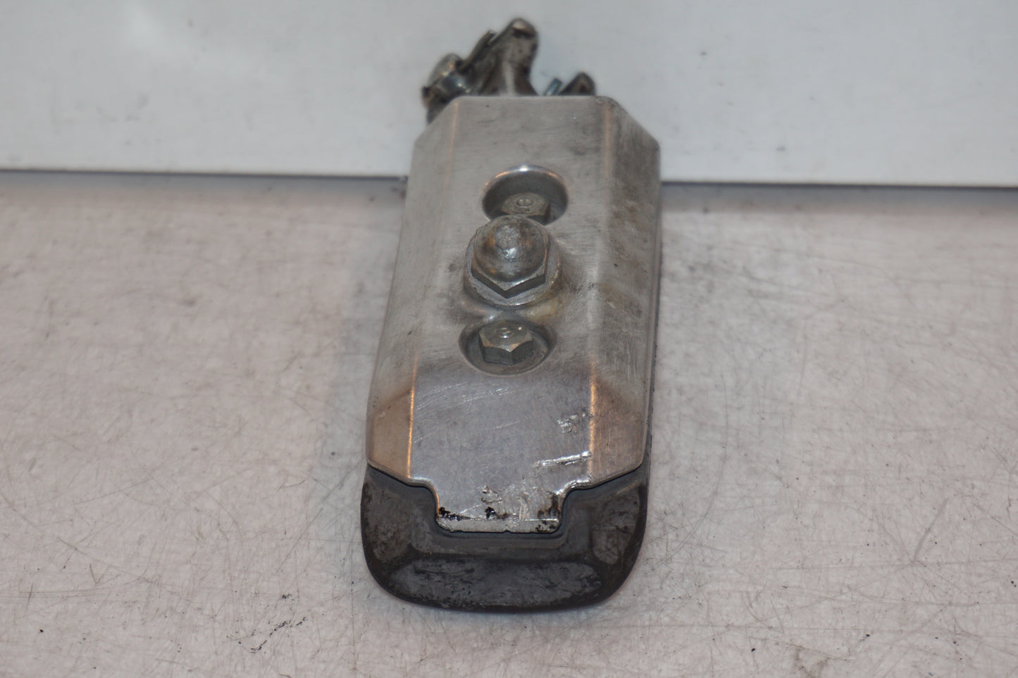 Snett uppifrån på Fotpinne från en Honda CTX 1300 -2014 motorcykel.