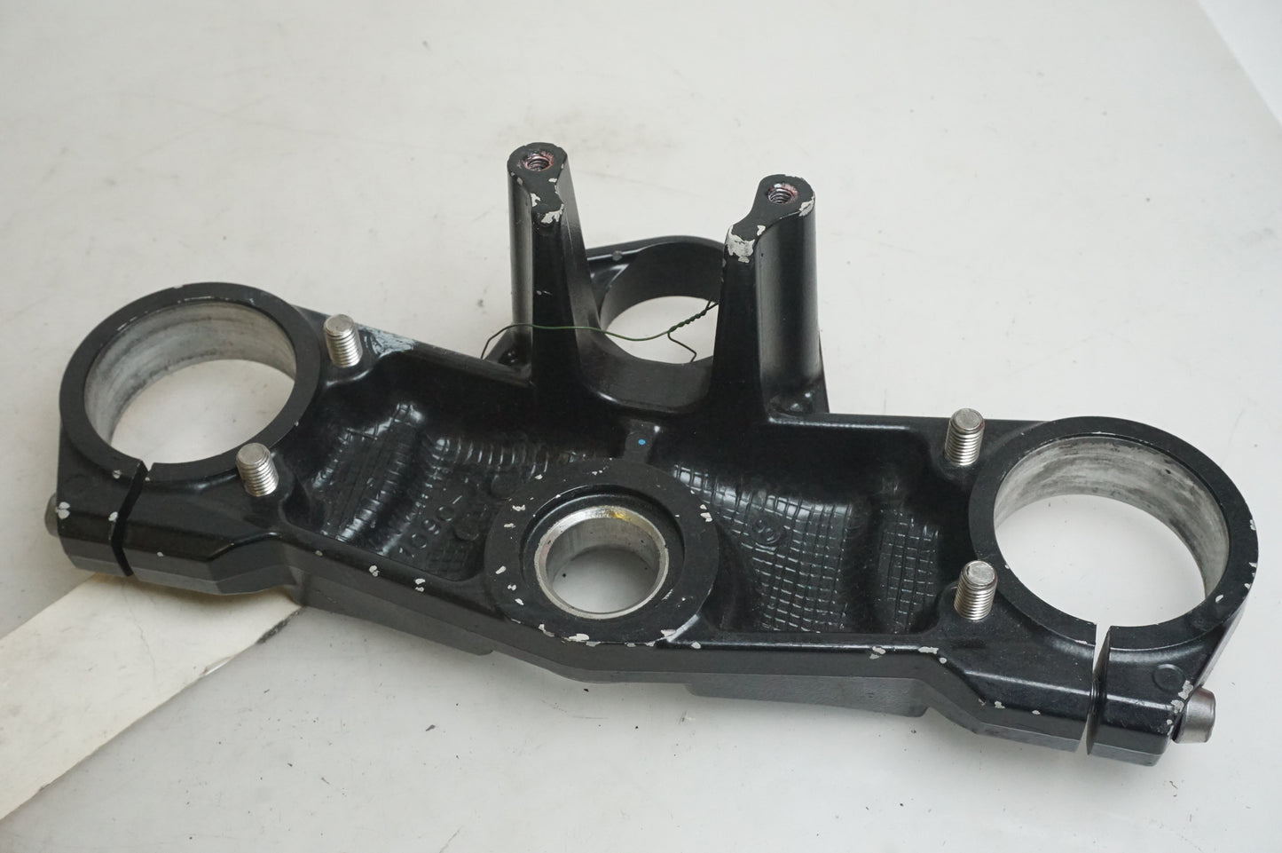 Vänster sida på Gaffelkrona från en Kawasaki ZZ-R 1400 -2007 motorcykel.