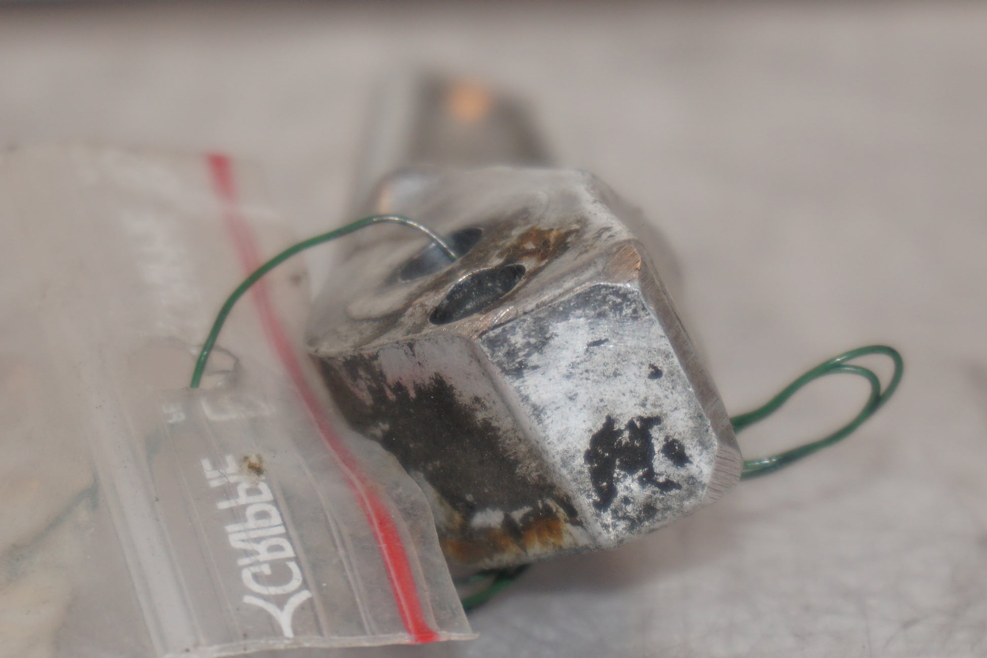 Snett uppifrån på Fotpinne från en Honda CBR 1100 XX -1997 motorcykel.