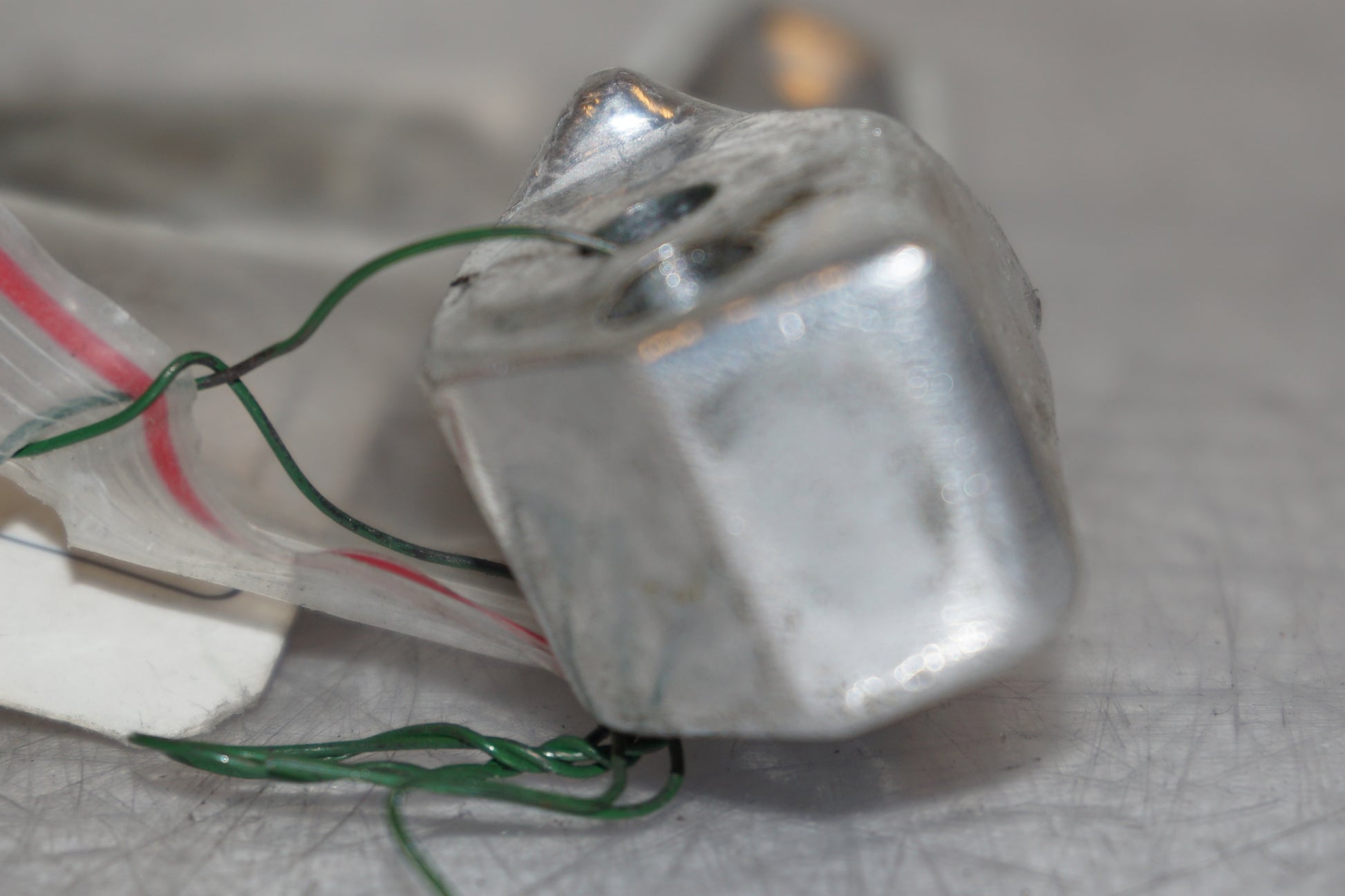 Snett uppifrån på Fotpinne från en Honda CBR 1100 XX -2006 motorcykel.