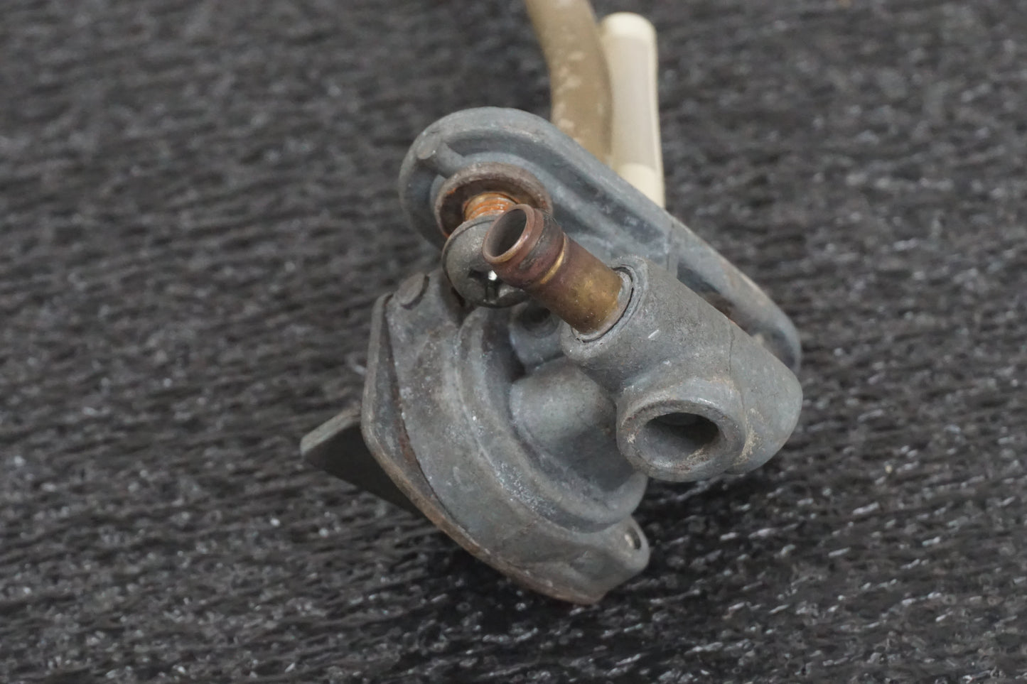 Snett uppifrån på Bensinkran från en Yamaha XTZ 750 -1992 motorcykel.