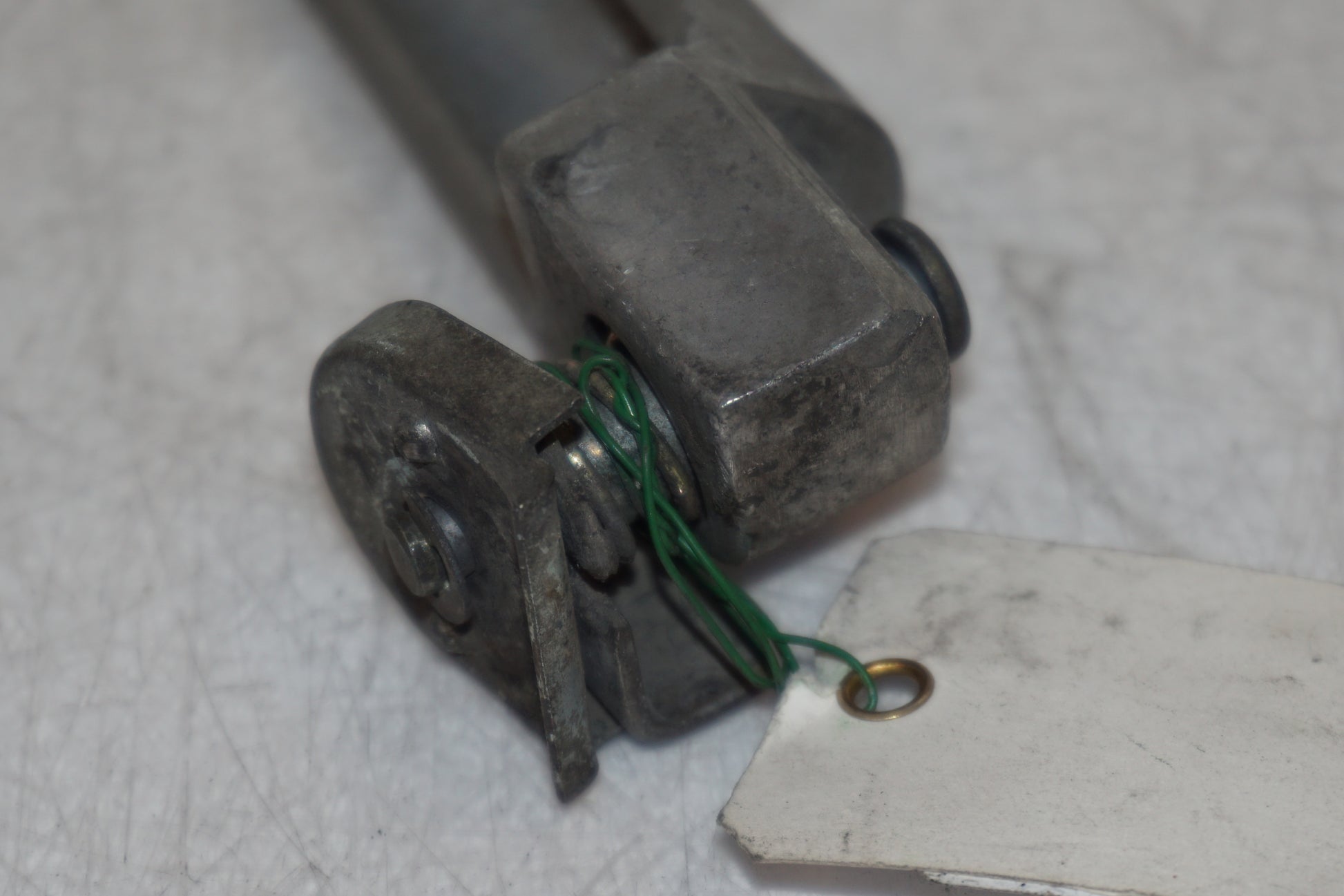 Snett uppifrån på Fotpinne från en Kawasaki ZZR 1100 -1991 motorcykel.