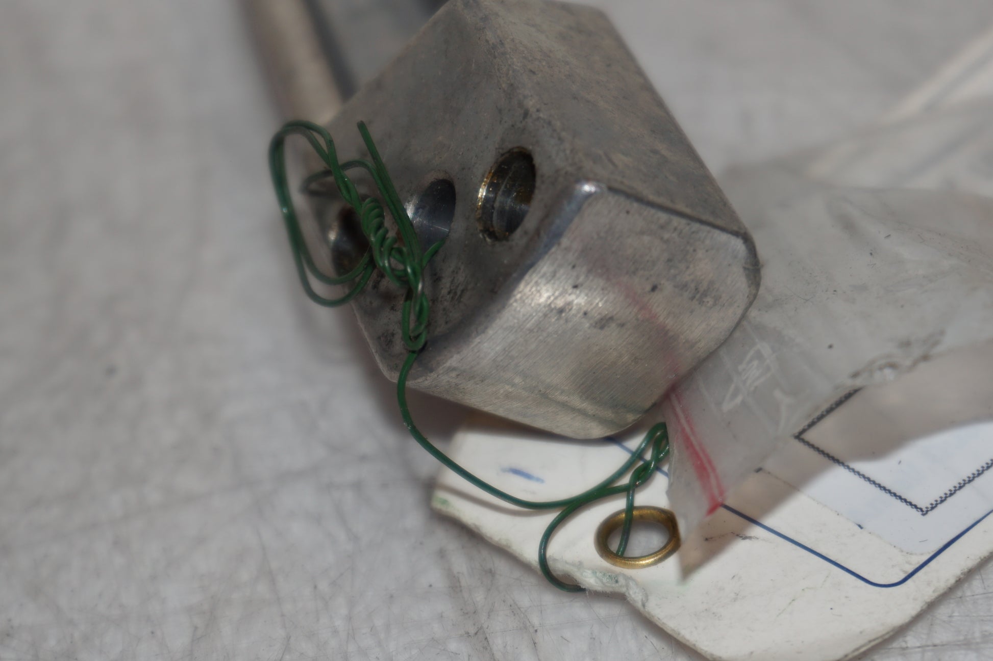 Snett uppifrån på Fotpinne från en Kawasaki Z 1000 -2008 motorcykel.