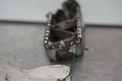 Vänster sida på Fotpinne från en Kawasaki KDX 125 -1991 motorcykel.