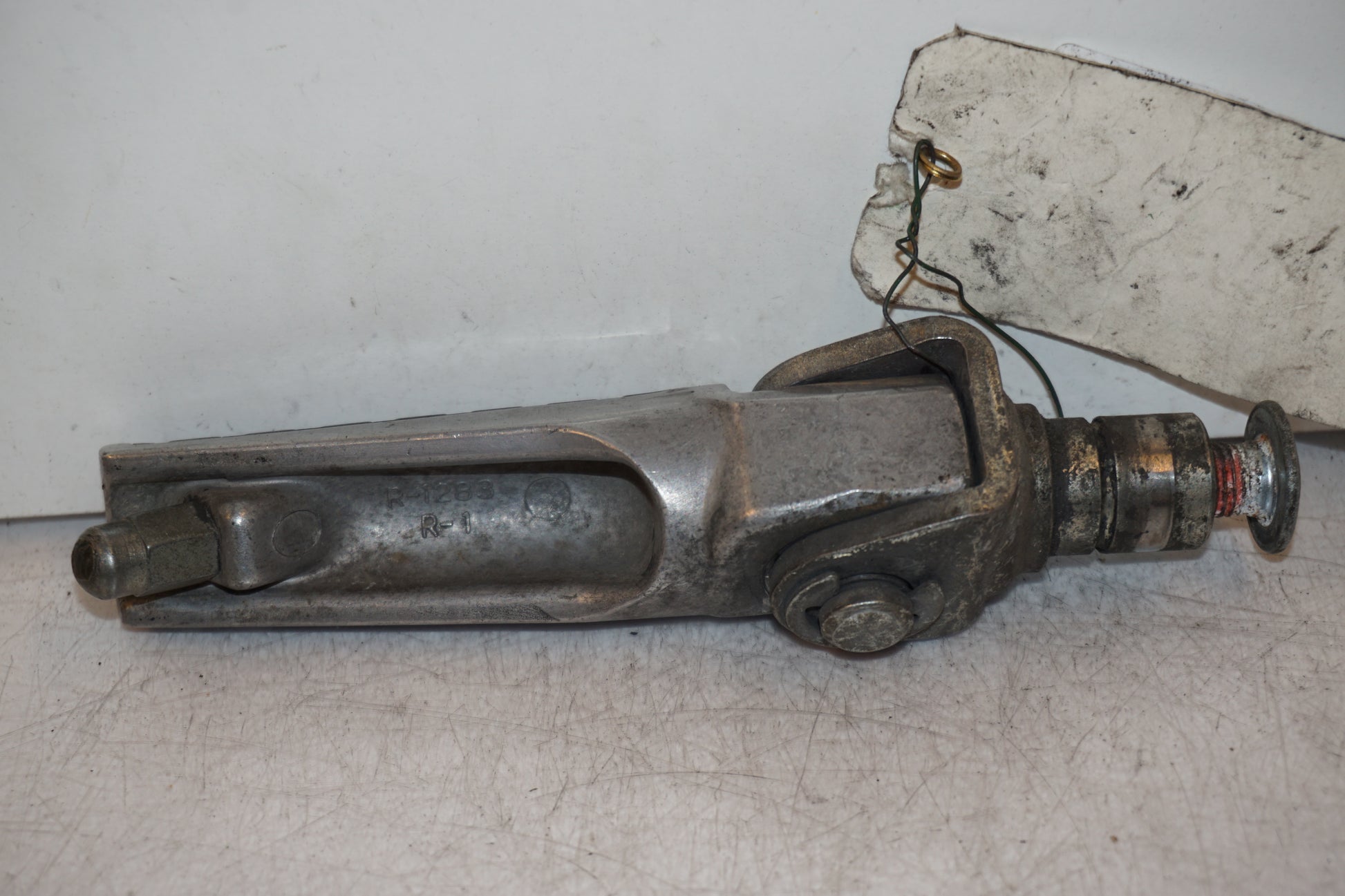 Baksidan på Fotpinne från en Kawasaki ZXR 750 -1989 motorcykel.