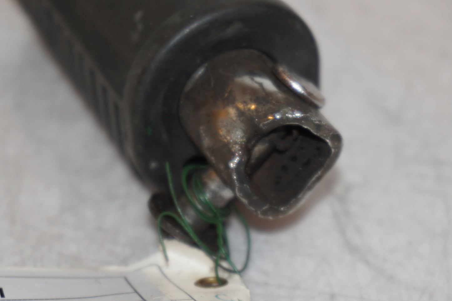 Snett uppifrån på Fotpinne från en Honda CB 650 -1982 motorcykel.