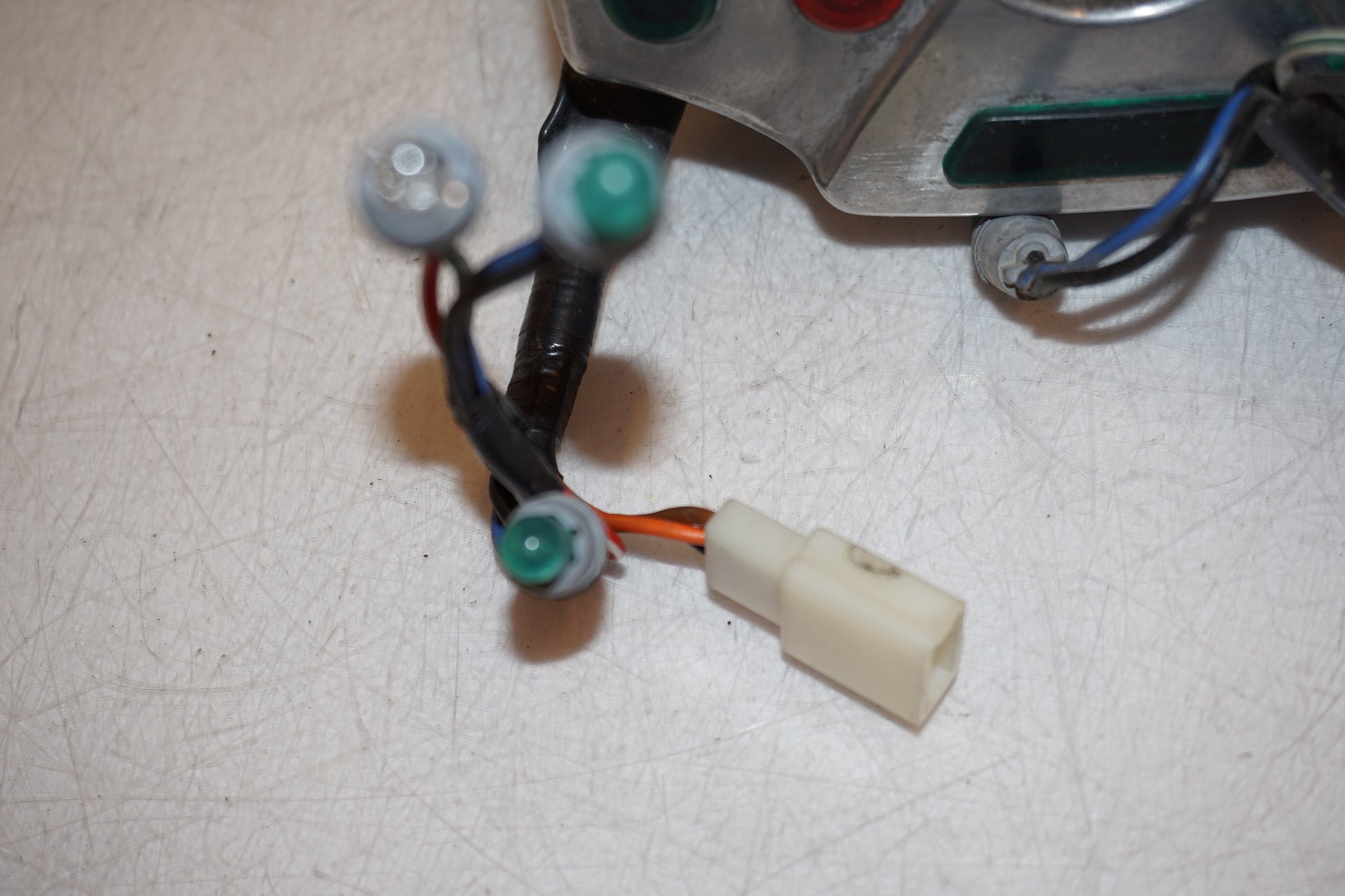 Extrabild1 på Kontrollamppanel från en Yamaha XV 750 -1993 motorcykel.