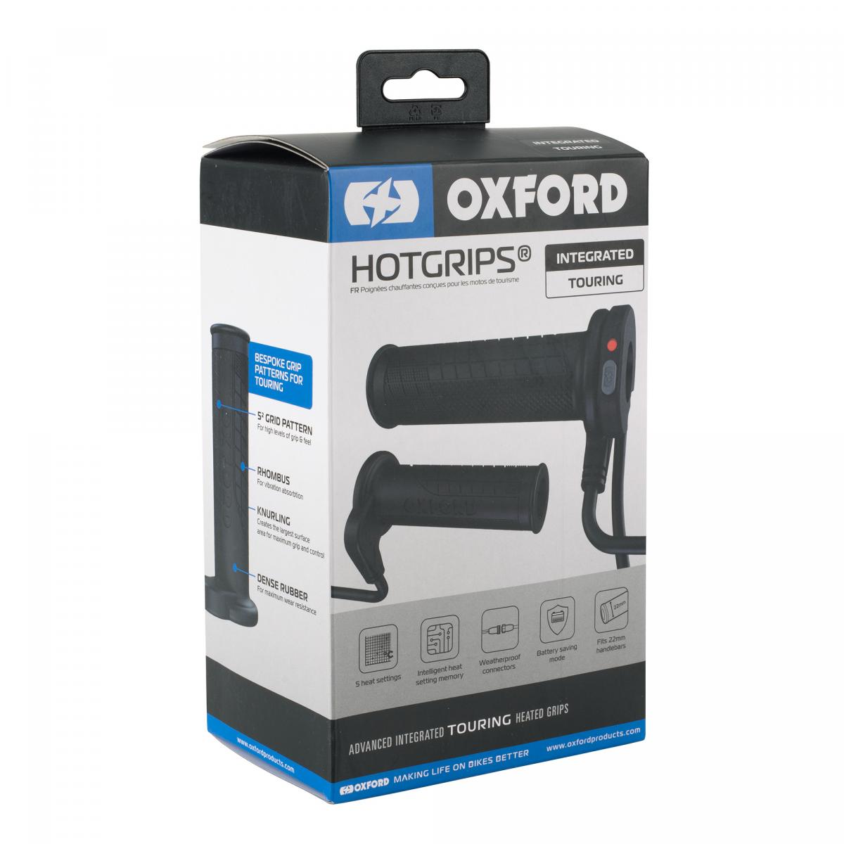 Oxford HotGrips Advanced Integrated Touring – vyhřívané gripy