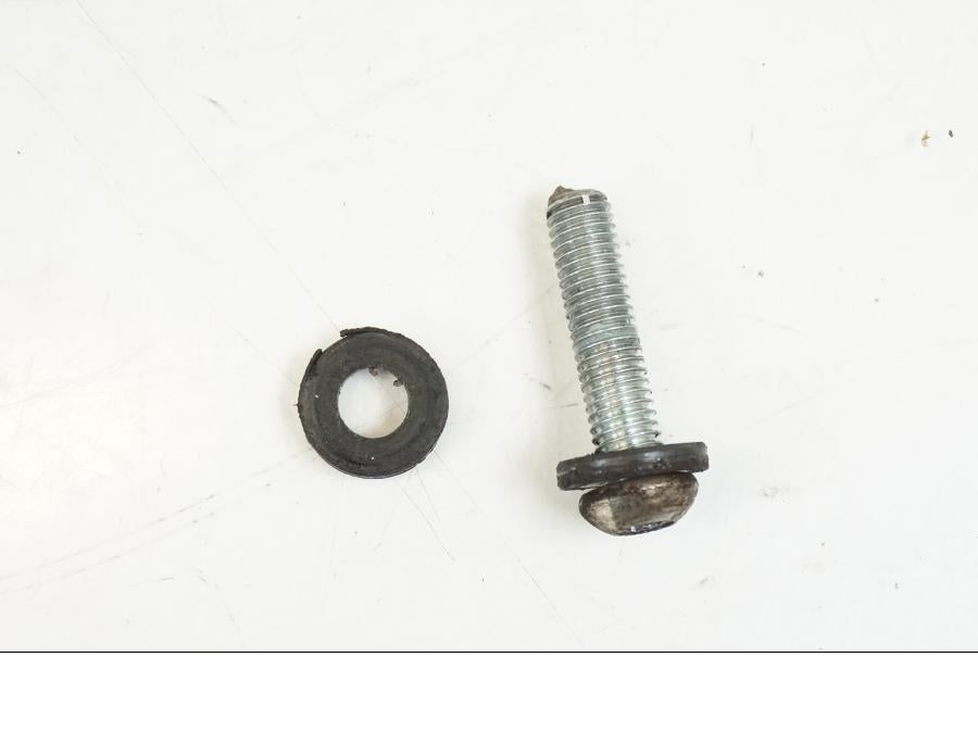 Baksidan på Styrdämpare från en Suzuki GSX-R 750 -2008 motorcykel.