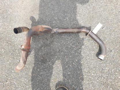 Baksidan på Grenrör från en Honda XL 1000 V -1999 motorcykel.