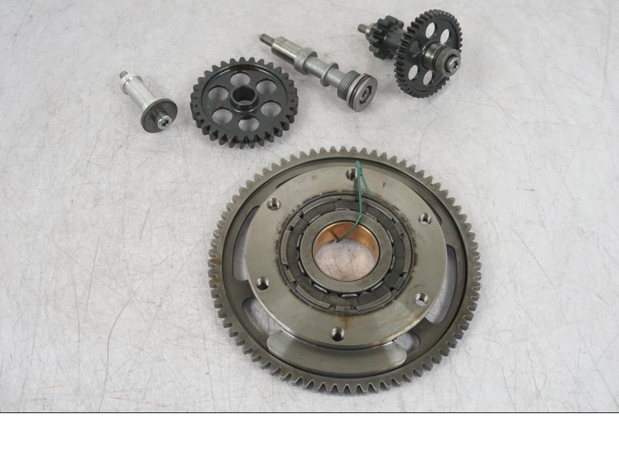 Framsidan på Startkopplingsdrev från en BMW R 1200 GS -2018 motorcykel.