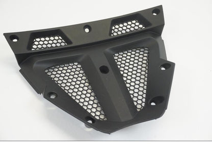 Framsidan på Trekanten från en KTM RC8 -2009 motorcykel.