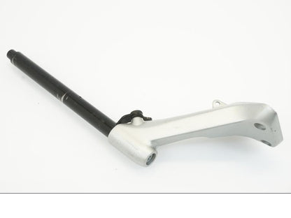 Snett uppifrån på Styre från en BMW R 1200 RT -2011 motorcykel.