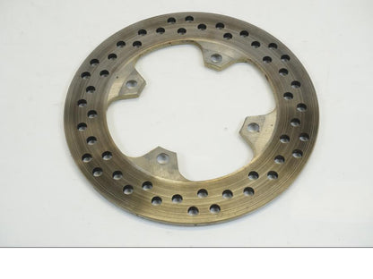 Framsidan på Bromsskiva från en Kawasaki ZX-12R -2001 motorcykel.