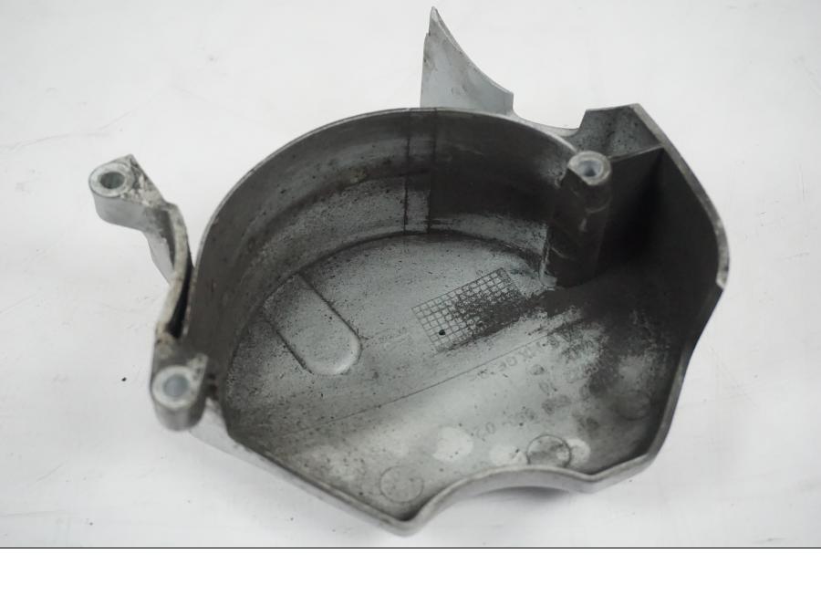 Snett uppifrån på Remskydd från en BMW F 650 CS -2002 motorcykel.