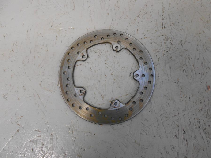 Framsidan på Bromsskiva från en BMW S 1000 RR -2016 motorcykel.