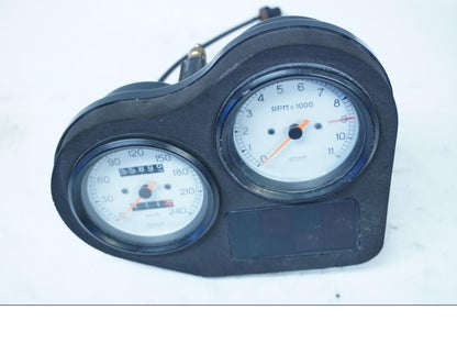 Framsidan på Instrumentpanel från en Ducati 750 SS -1995 motorcykel.