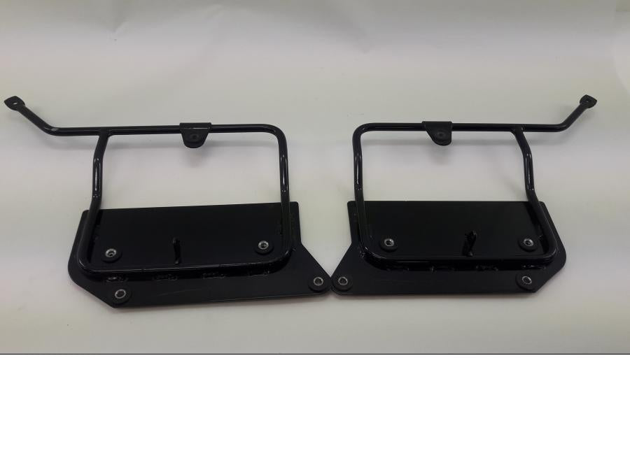 Framsidan på Sidoväskhållare från en H-D Softail Heritage Classic FLSTC/I -1995 motorcykel.