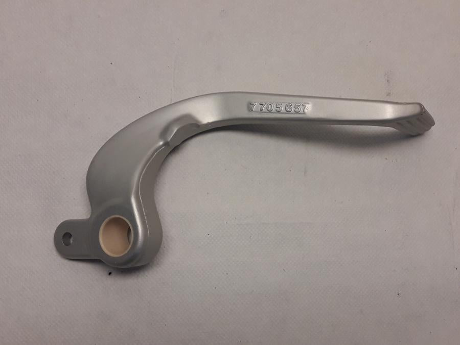 Baksidan på Bromspedal från en BMW K 1200 S -2006 motorcykel.