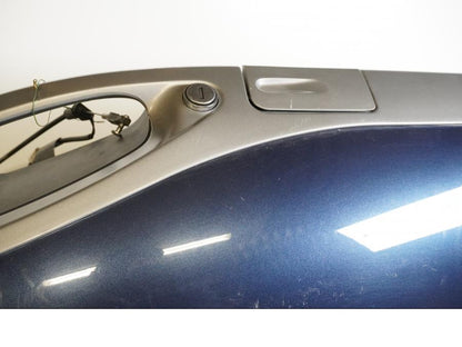 Snett uppifrån på Sidoväska från en BMW K 1200 LT -2004 motorcykel.