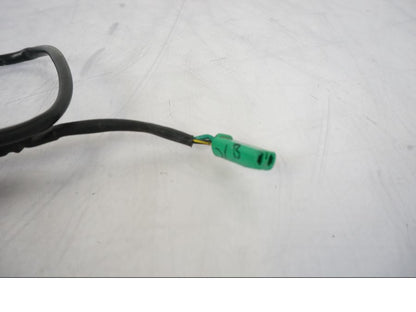 Snett uppifrån på Blinkers LED från en KTM 125 Duke -2017 motorcykel.