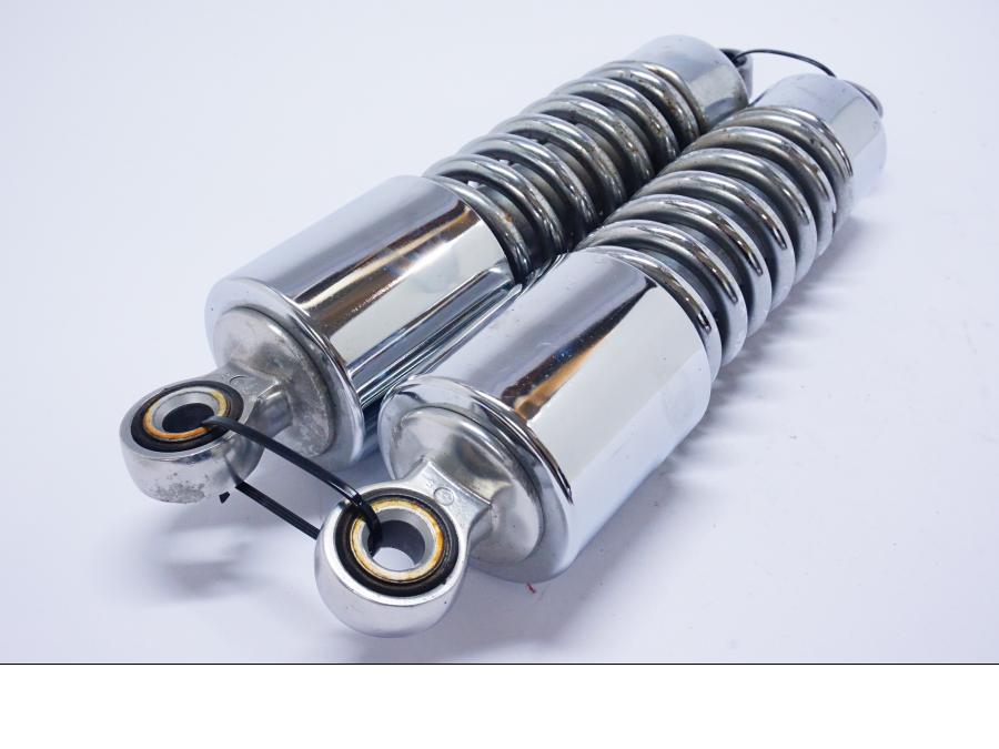 Baksidan på Stötdämpare från en Triumph Rocket III -2007 motorcykel.