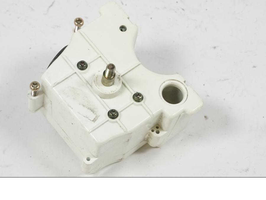 Snett uppifrån på Tripmätare från en Honda CB 650 -1982 motorcykel.