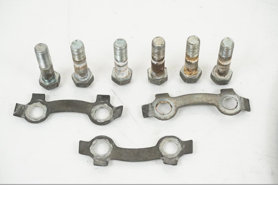 Baksidan på Bromsskiva från en Suzuki GS 1000 -1978 motorcykel.