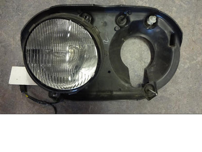 Framsidan på Strålkastare från en Triumph Tiger -2004 motorcykel.