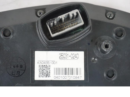 Extrabild1 på Instrumentpanel från en Kawasaki ZX-6R -2011 motorcykel.